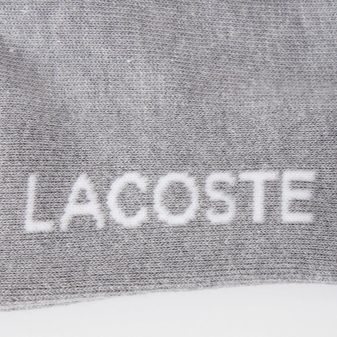 LACOSTE [ラコステ] ワニロゴパッチリブソックス [RA484] 484 A.CHIN
