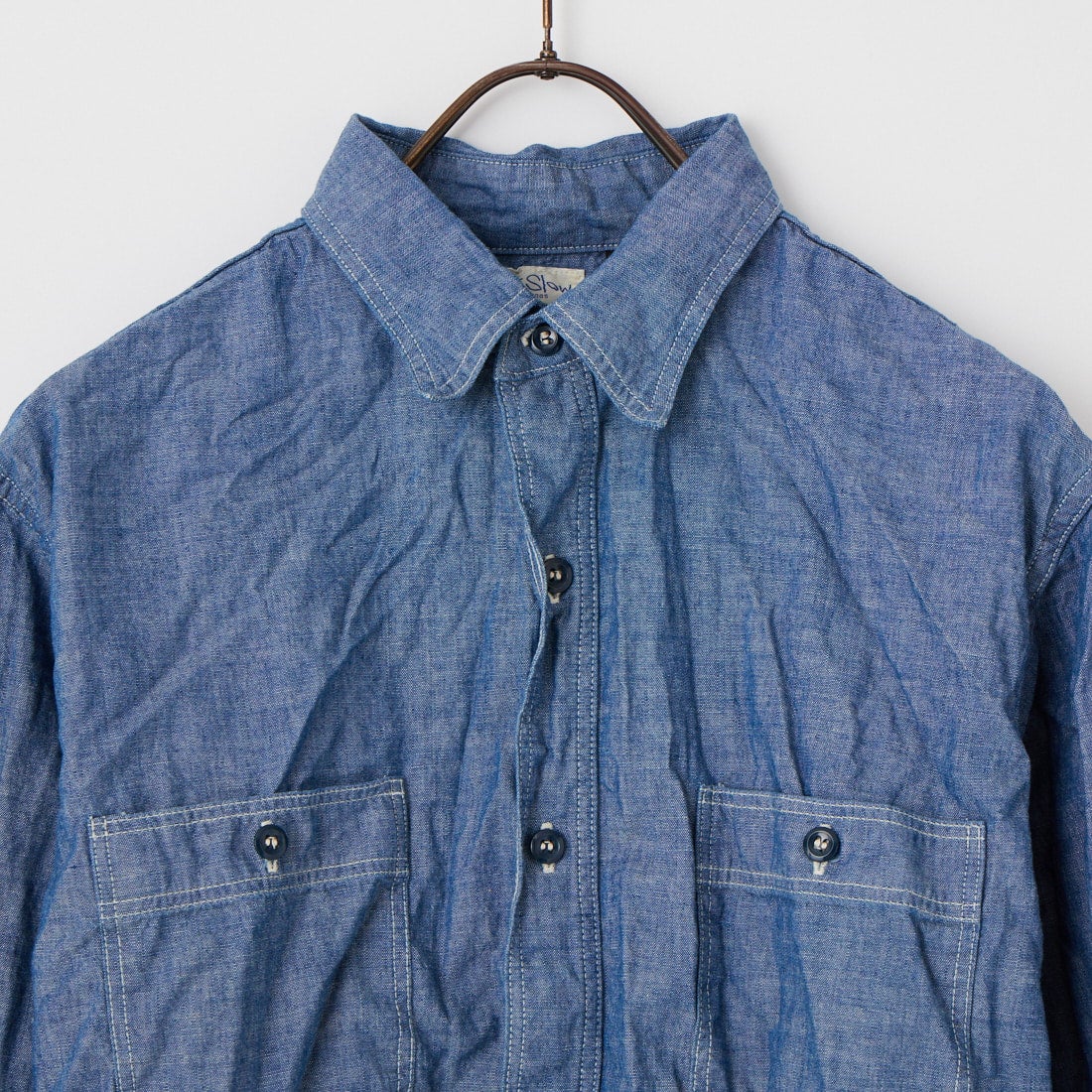 orSlow [オアスロウ] リラックスフィットシャンブレーシャツ [01-8270] 84 CHAMBRA