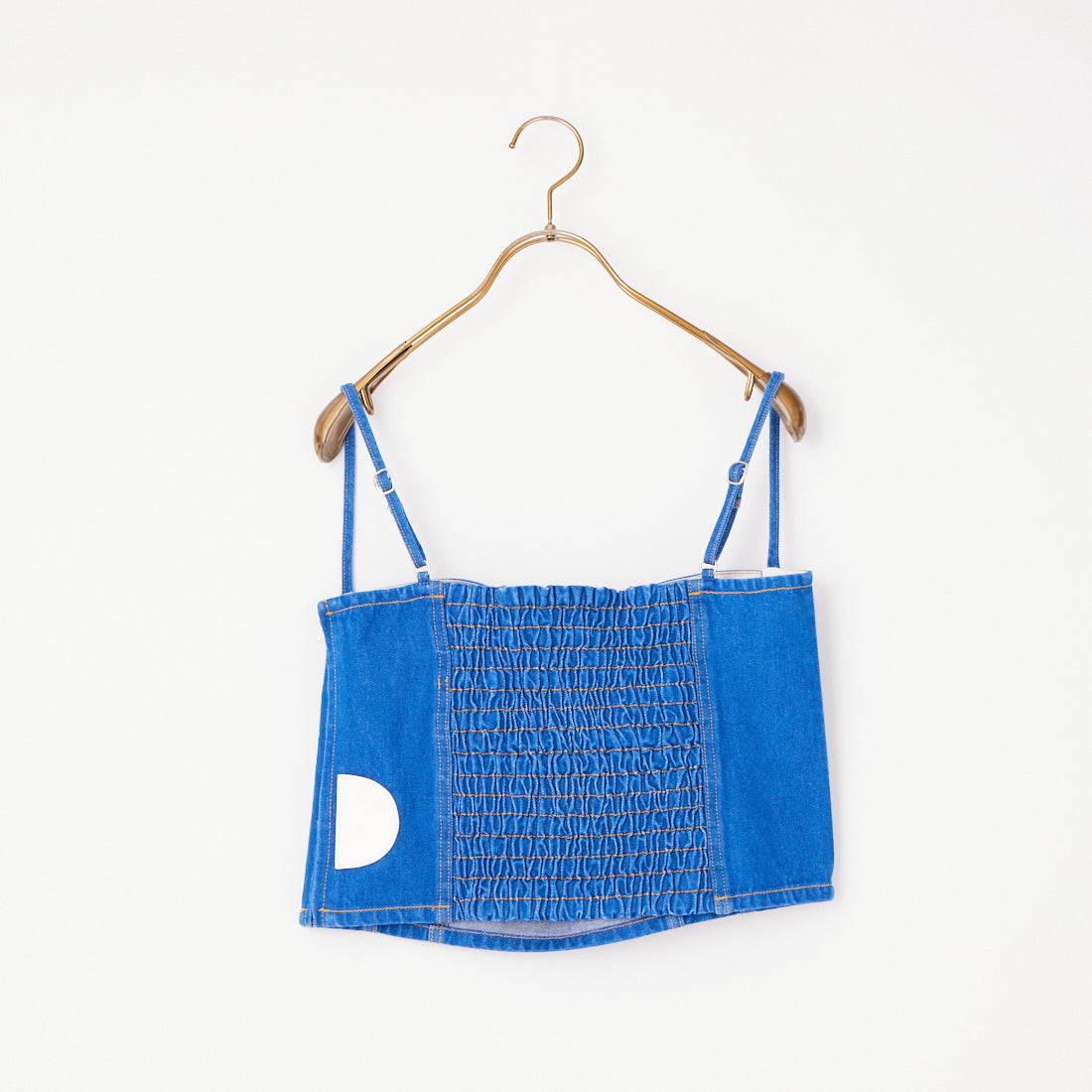 null. [ヌル] デニムビスチェ [153WFT261109] LBLU