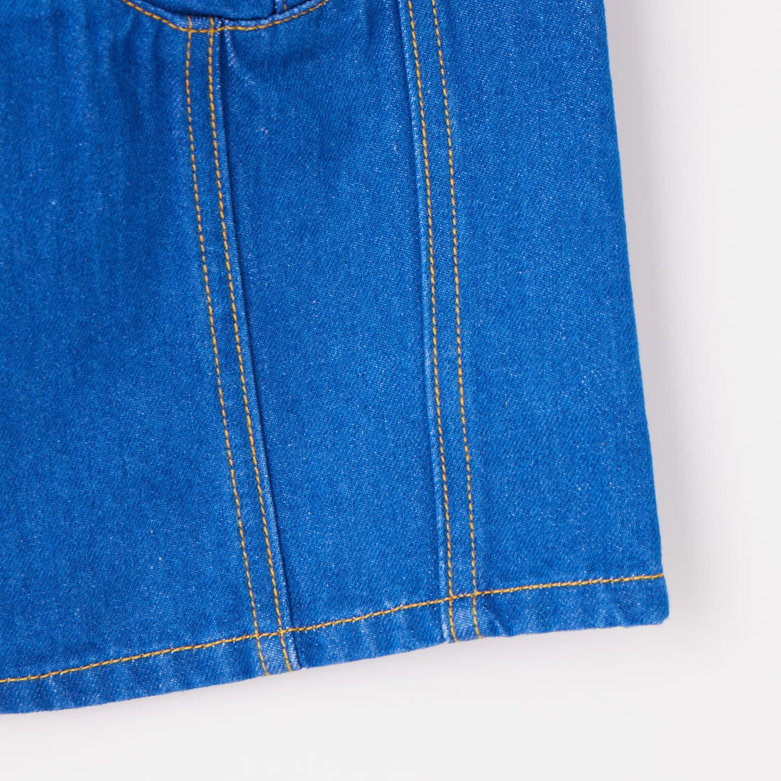 null. [ヌル] デニムビスチェ [153WFT261109] LBLU