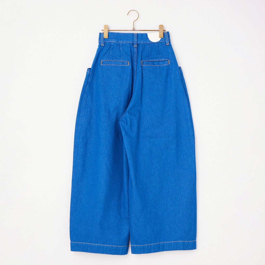 null. [ヌル] ポケットデザインデニムパンツ [153WFP261110] LBLU