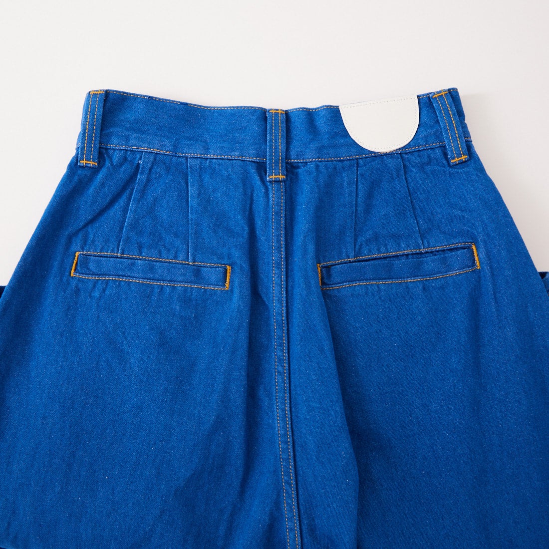 null. [ヌル] ポケットデザインデニムパンツ [153WFP261110] LBLU