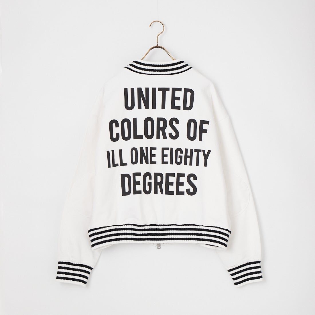 ILL ONE EIGHTY [イル ワンエイティ] スウェットジップブルゾン [ILL261-06] WHITE