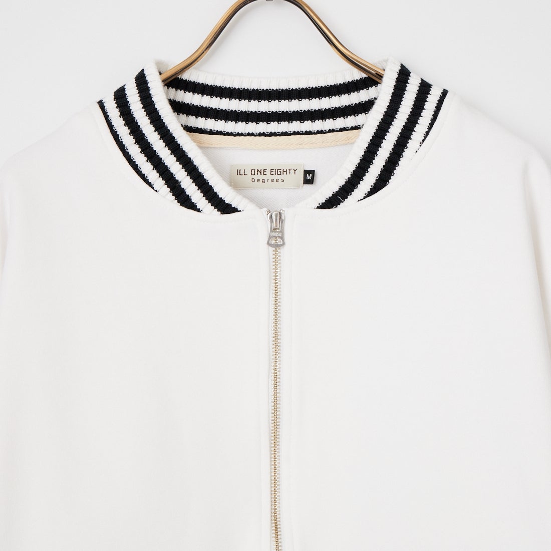 ILL ONE EIGHTY [イル ワンエイティ] スウェットジップブルゾン [ILL261-06] WHITE