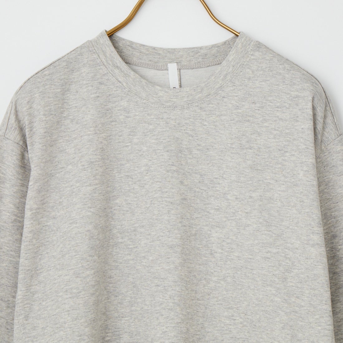 DIGNITE COLLIER [ディニテコリエ] 裾切替長袖カットソー [80990210-3] 001 ﾓｸｸﾞﾚｰ