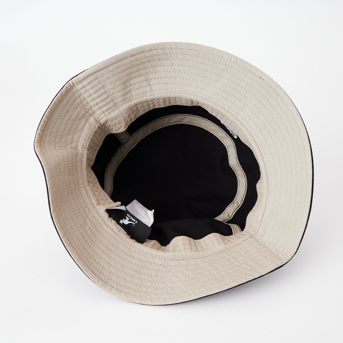 KANGOL [カンゴール] ストライプバケットハット [261069621] 01 BLACK