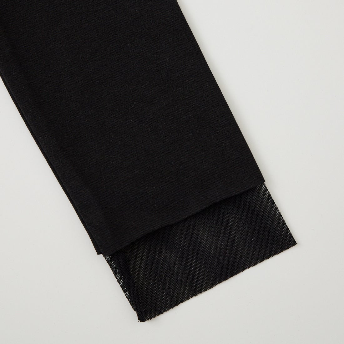 DIGNITE COLLIER [ディニテコリエ] チュール切替ハイネックカットソー [80990220] 004 ﾌﾞﾗｯｸ