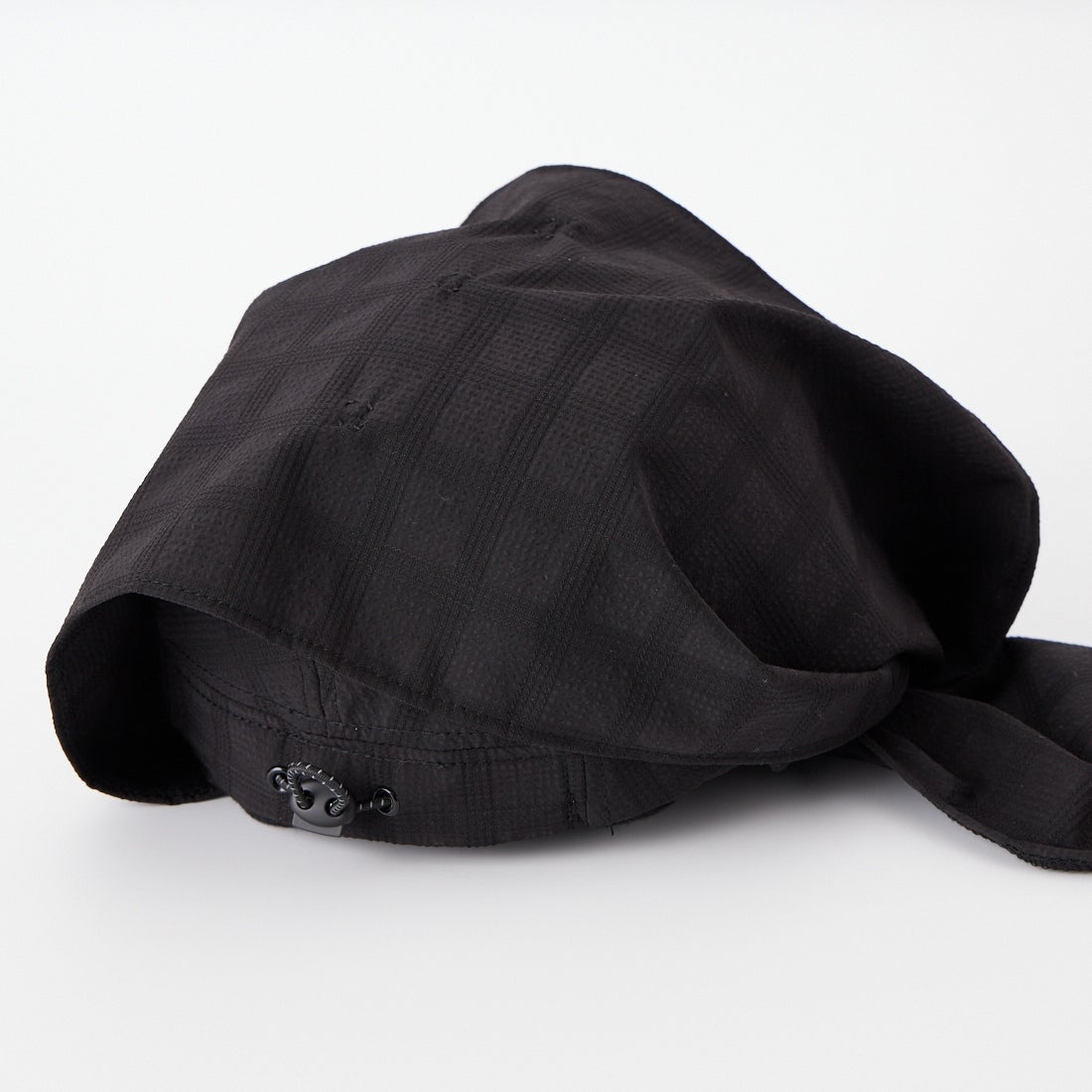 KANGOL [カンゴール] シアサッカードレープ5パネルキャップ [261069625] 01 BLACK