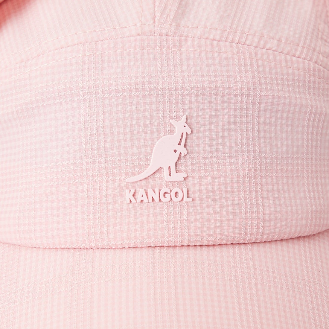 KANGOL [カンゴール] シアサッカードレープ5パネルキャップ [261069625] 15 PINK