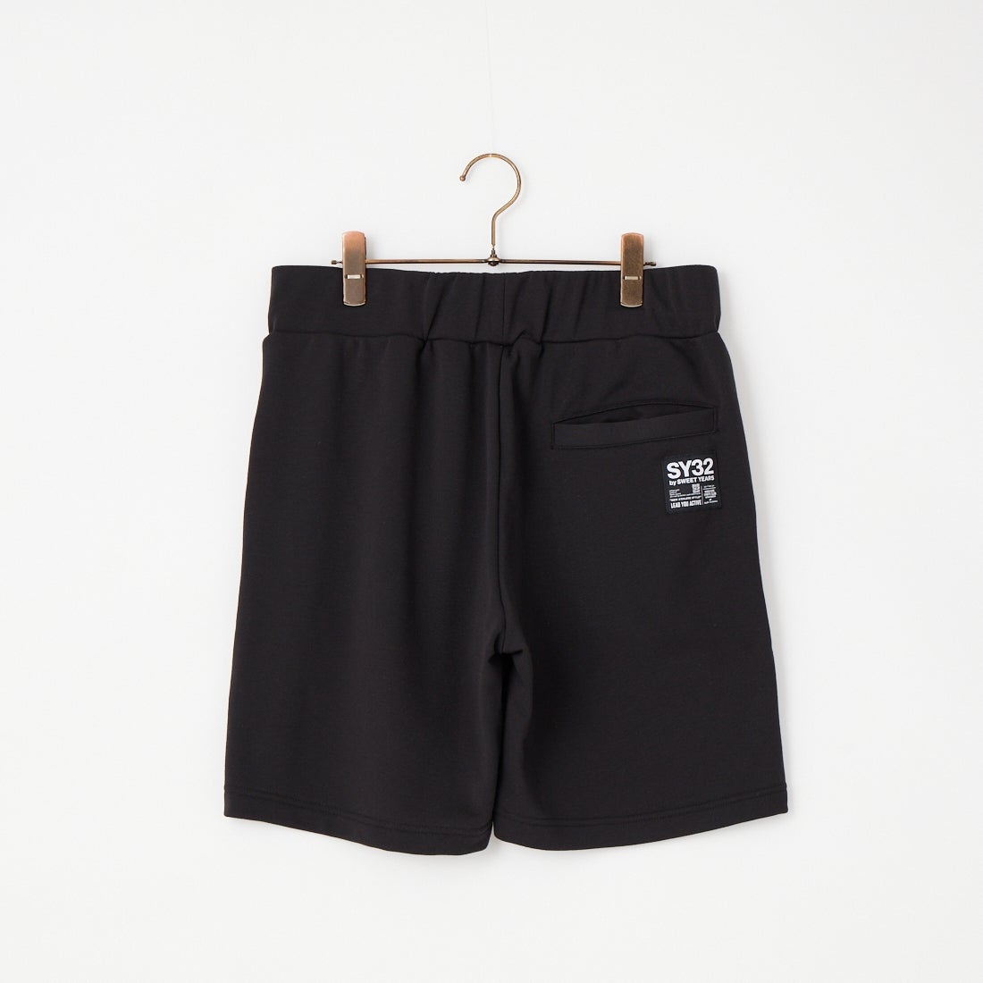 SY32 [エスワイサーティトゥ] ベーシックボックスロゴ ショートパンツ [32-26SN1-27] BLACK