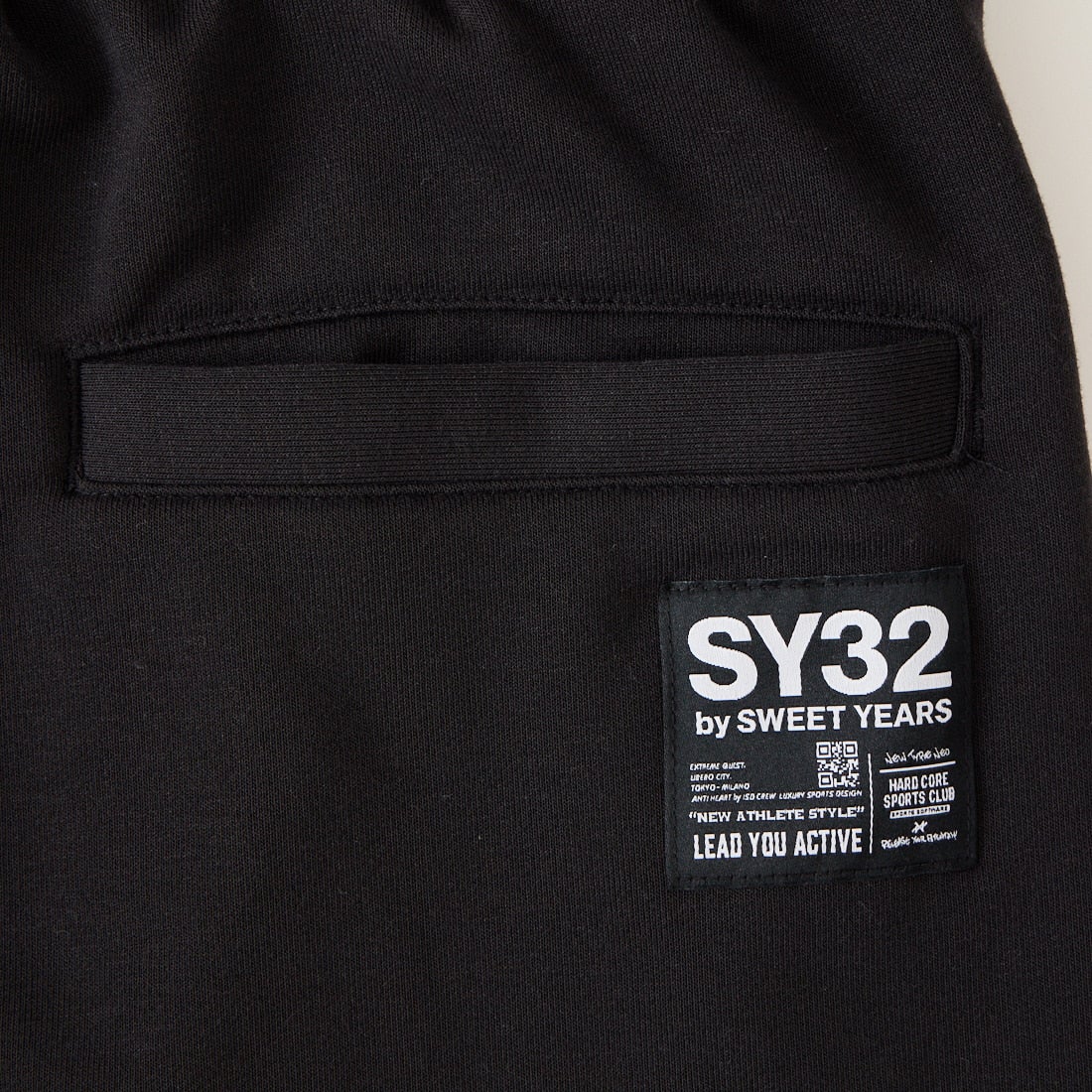 SY32 [エスワイサーティトゥ] ベーシックボックスロゴ ショートパンツ [32-26SN1-27] BLACK