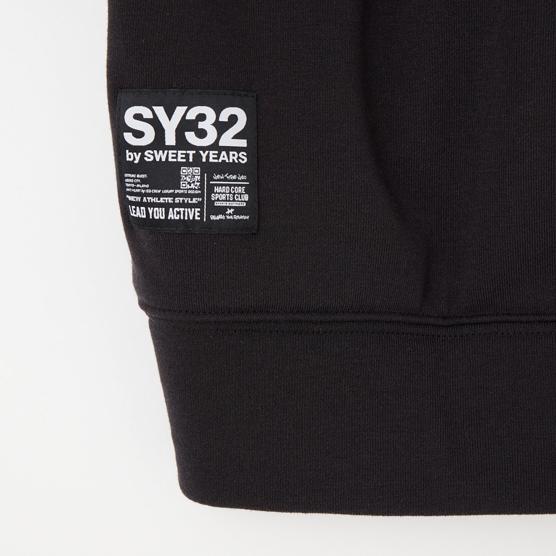 SY32 [エスワイサーティトゥ] ベーシックボックスロゴ ジップフーディ [32-26SN1-26] BLACK