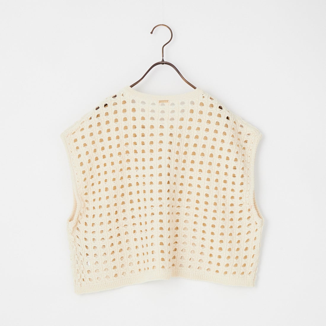 CHIGNON [シニヨン] メッシュボックスニットベスト [9561-098DP] O/WHITE