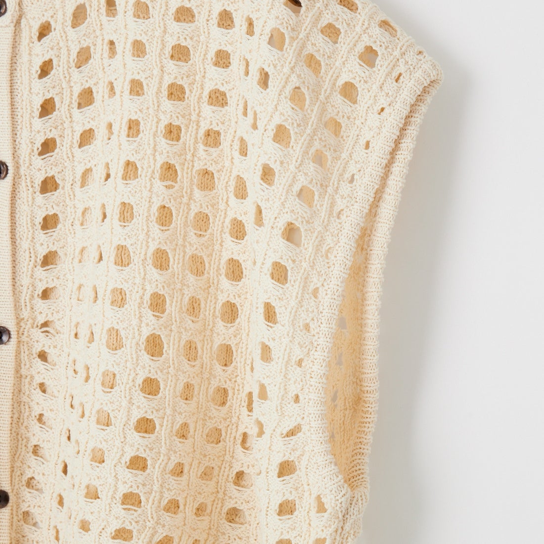 CHIGNON [シニヨン] メッシュボックスニットベスト [9561-098DP] O/WHITE