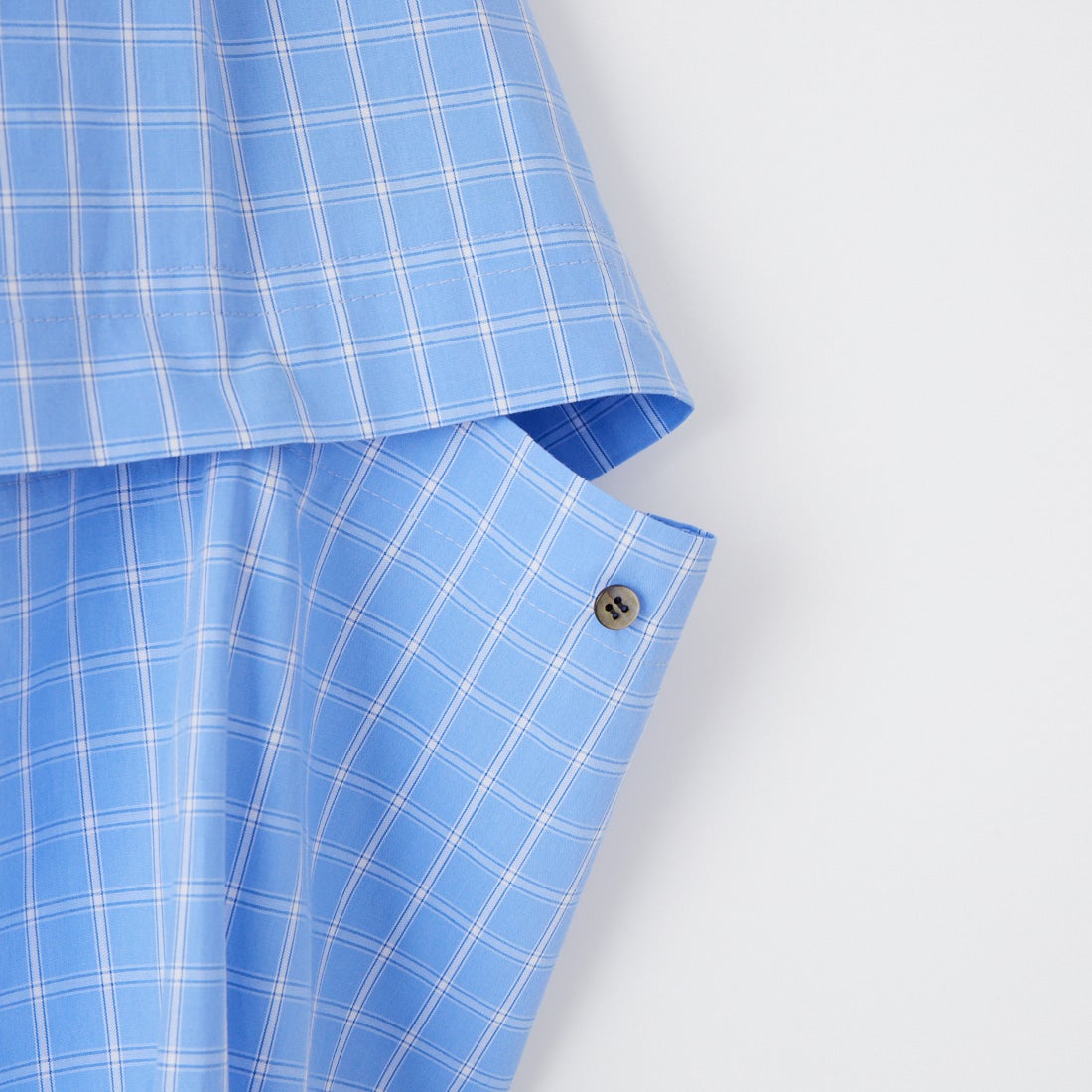 MAISON SPECIAL [メゾンスペシャル] 2WAYスリーブショートシャツ [21261315306] BLU