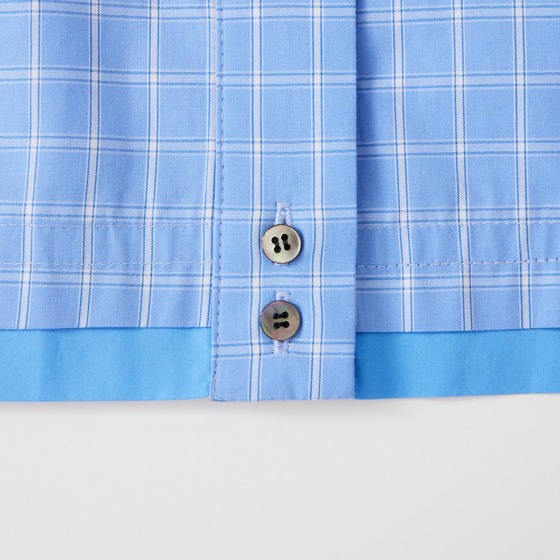 MAISON SPECIAL [メゾンスペシャル] 2WAYスリーブショートシャツ [21261315306] BLU