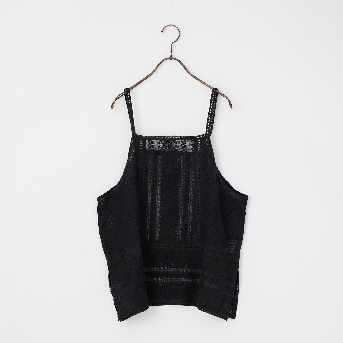 CHIGNON [シニヨン] パッチワークレースキャミソール [1861-050BZ] BLACK