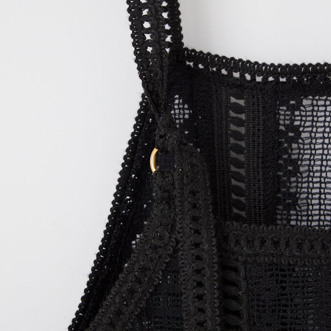 CHIGNON [シニヨン] パッチワークレースキャミソール [1861-050BZ] BLACK