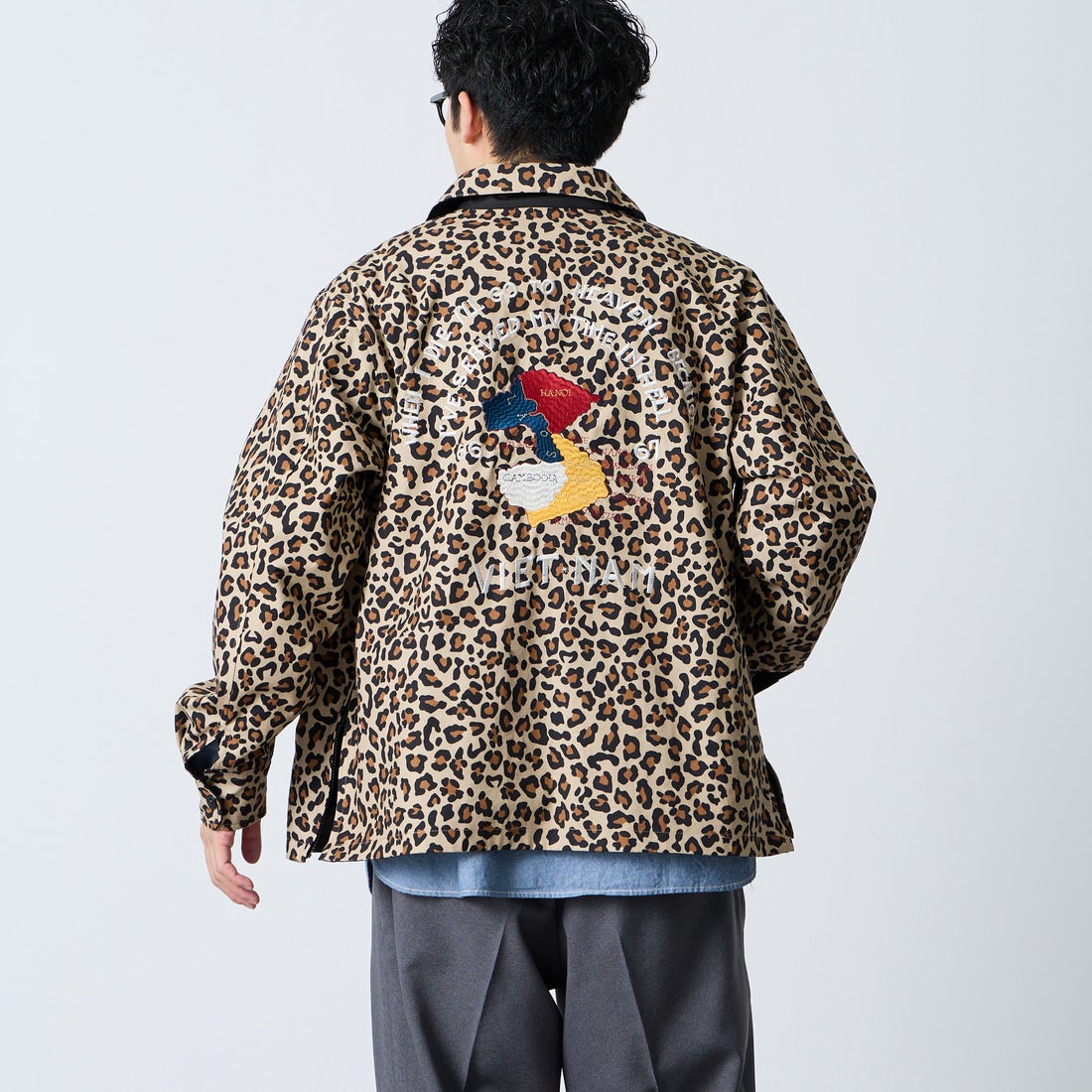 LEOPARD&&モデル身長：168cm 着用サイズ：M&&