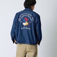 INDIGO DEN&&モデル身長：179cm 着用サイズ：L&&