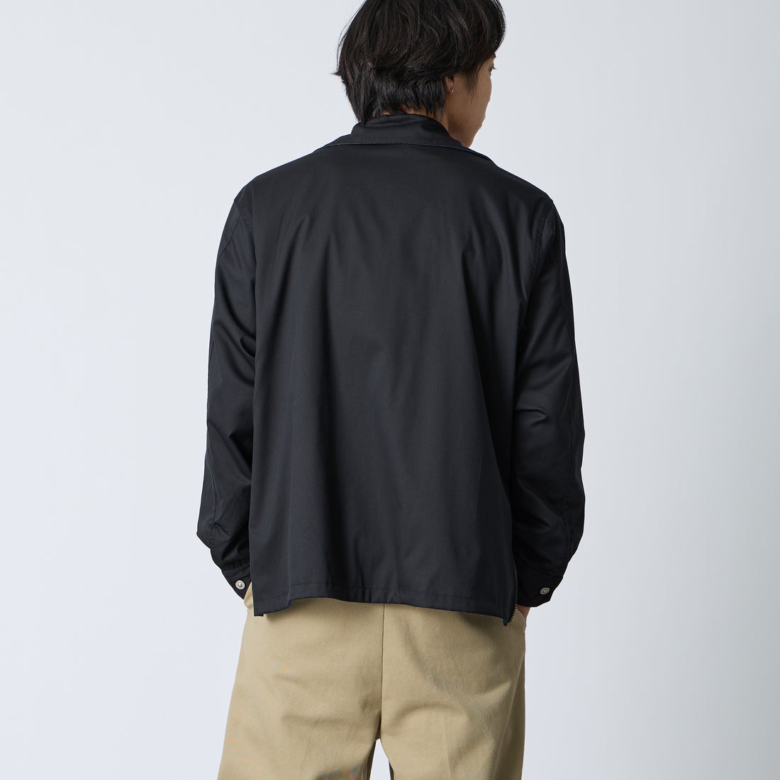 TAION [タイオン] ノンダウン リバーシブルベトナムジャケット [TAION-NDBS03JS] INDIGO DEN &&モデル身長：179cm 着用サイズ：L&&