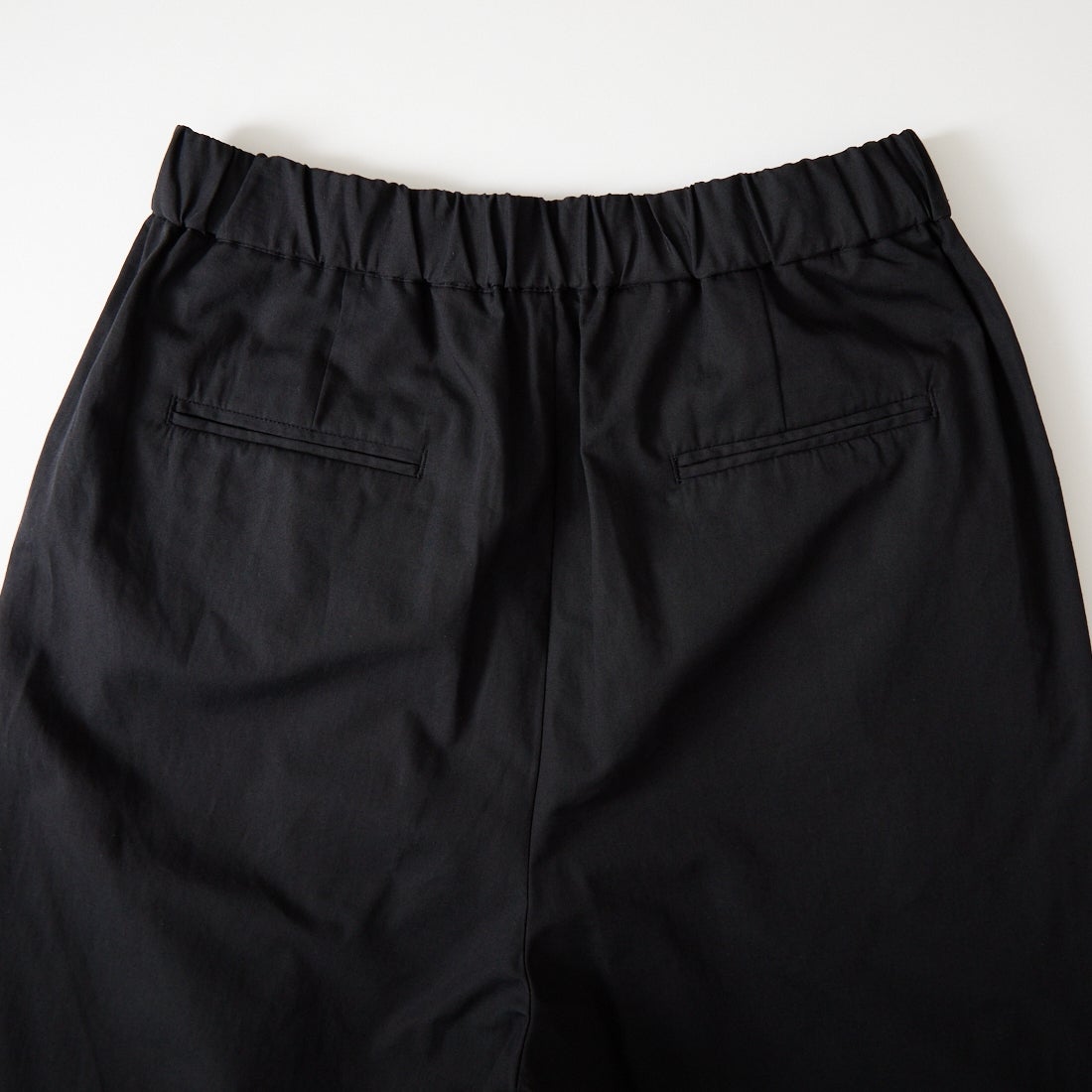 maison de soil [メゾンドソイル] コットンリネンダイウェザー 2タックテーパードイージーパンツ [GNMDS2501CLW] 9900 BLACK