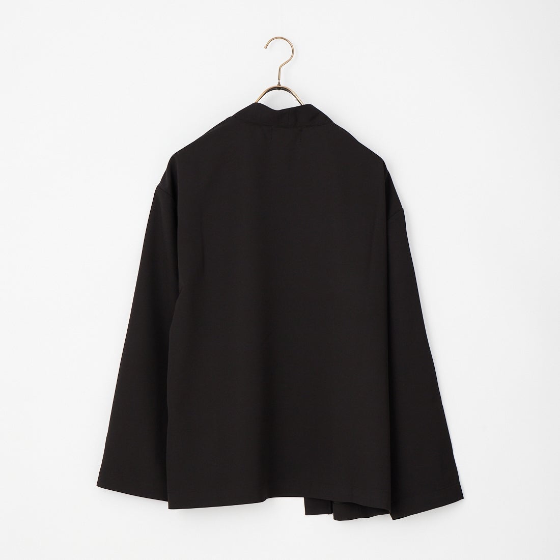 SLICK [スリック] トロピカルストレッチ ボタンレスカーディガン [5120229] 700 BLACK