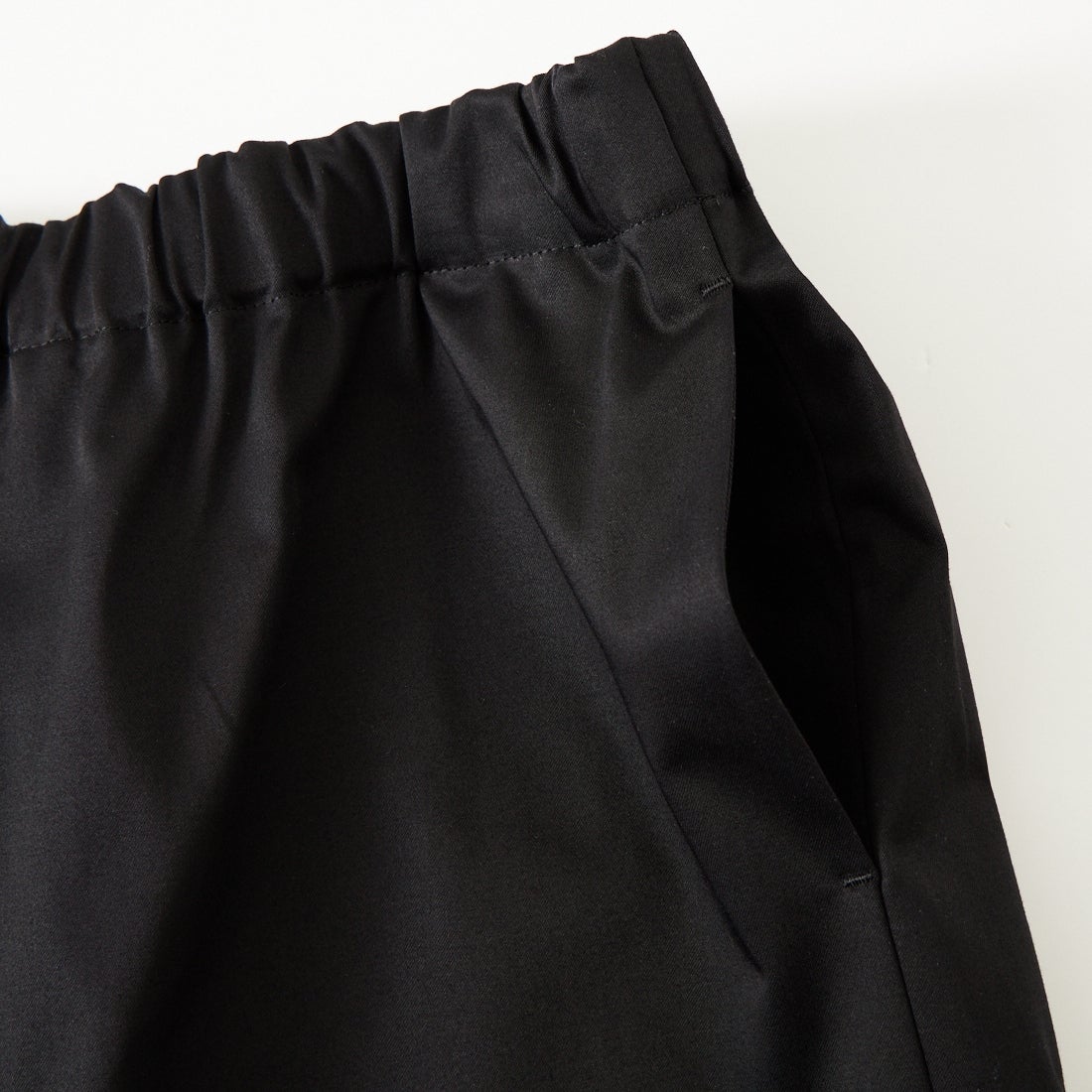 mizuiro ind [ミズイロインド] ハーフイージーパンツ [1-260101] 99 BLACK