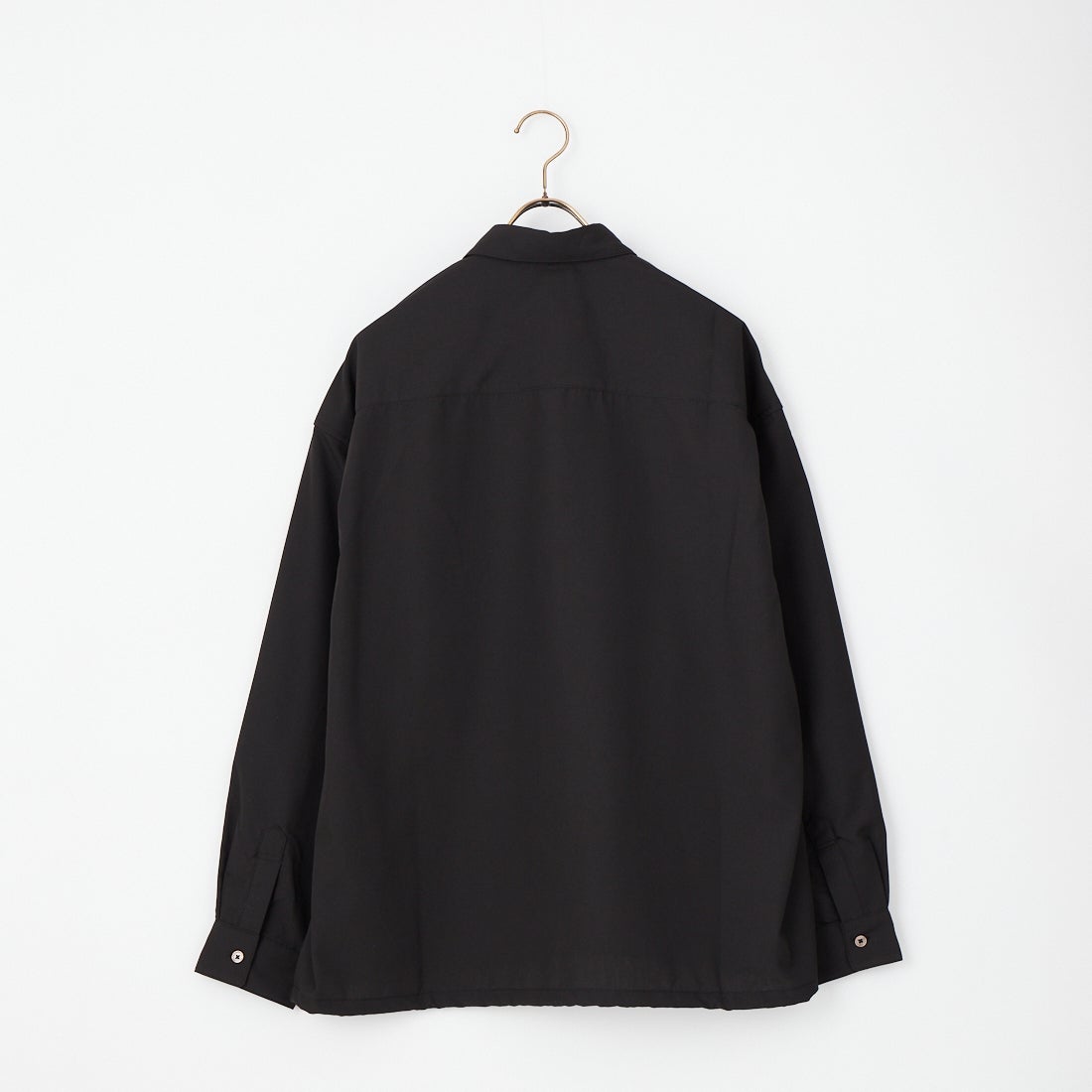 SLICK [スリック] コットンライクブロード ドローストリングシャツ [5121072] 700 BLACK