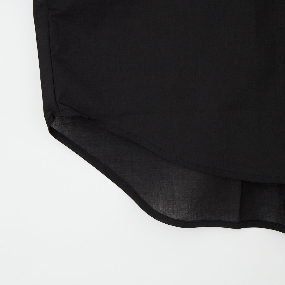 mizuiro ind [ミズイロインド] T/Cシアーワイドシャツ [1-230162] 99 BLACK