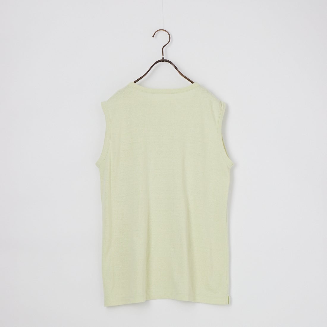me. [ミードット] ウォッシャブルシルク天竺 タンクトップ [ME-25413] 227 LIME