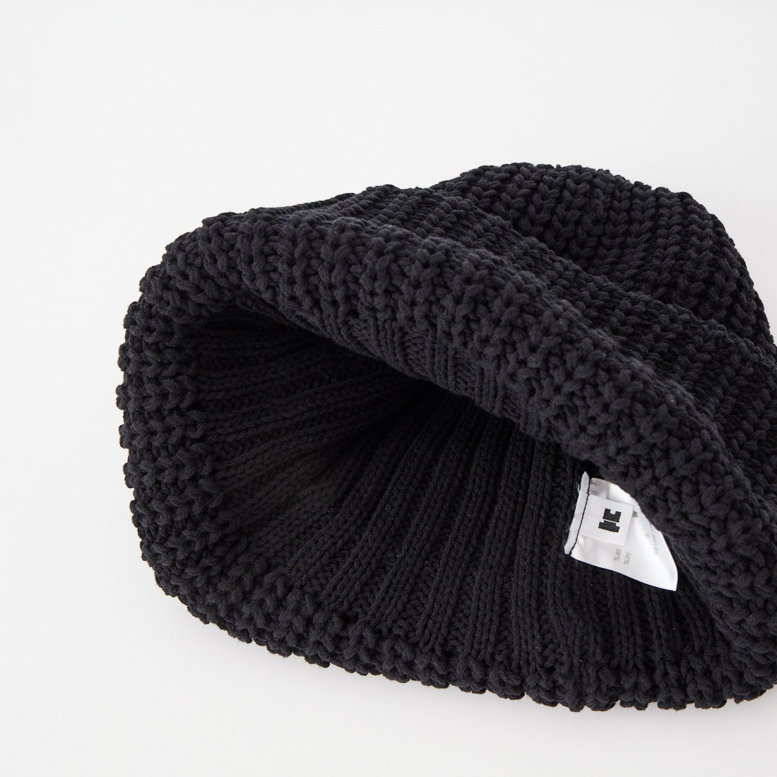 bocodeco [ボコデコ] コットンアクリル ローゲージビッグワッチ [BD-BF103] BLK