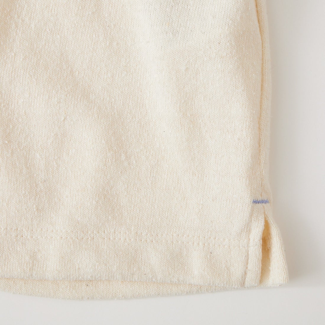 me. [ミードット] ウォッシャブルシルク天竺 ベーシックTシャツ [ME-25411] 204 IVORY