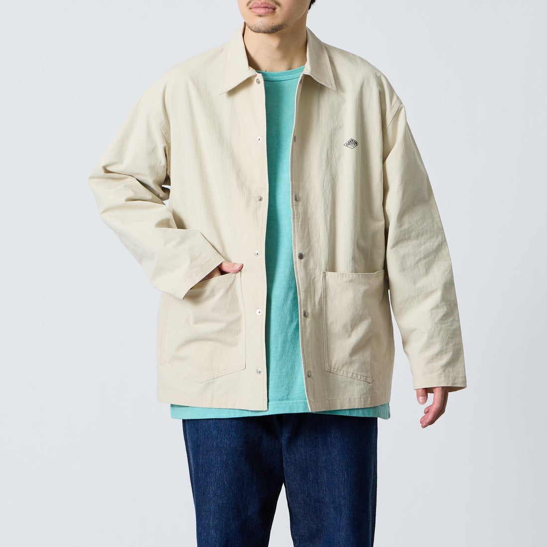 DANTON [ダントン] コットンリネンカバーオールシャツ [DT-B0240WCL