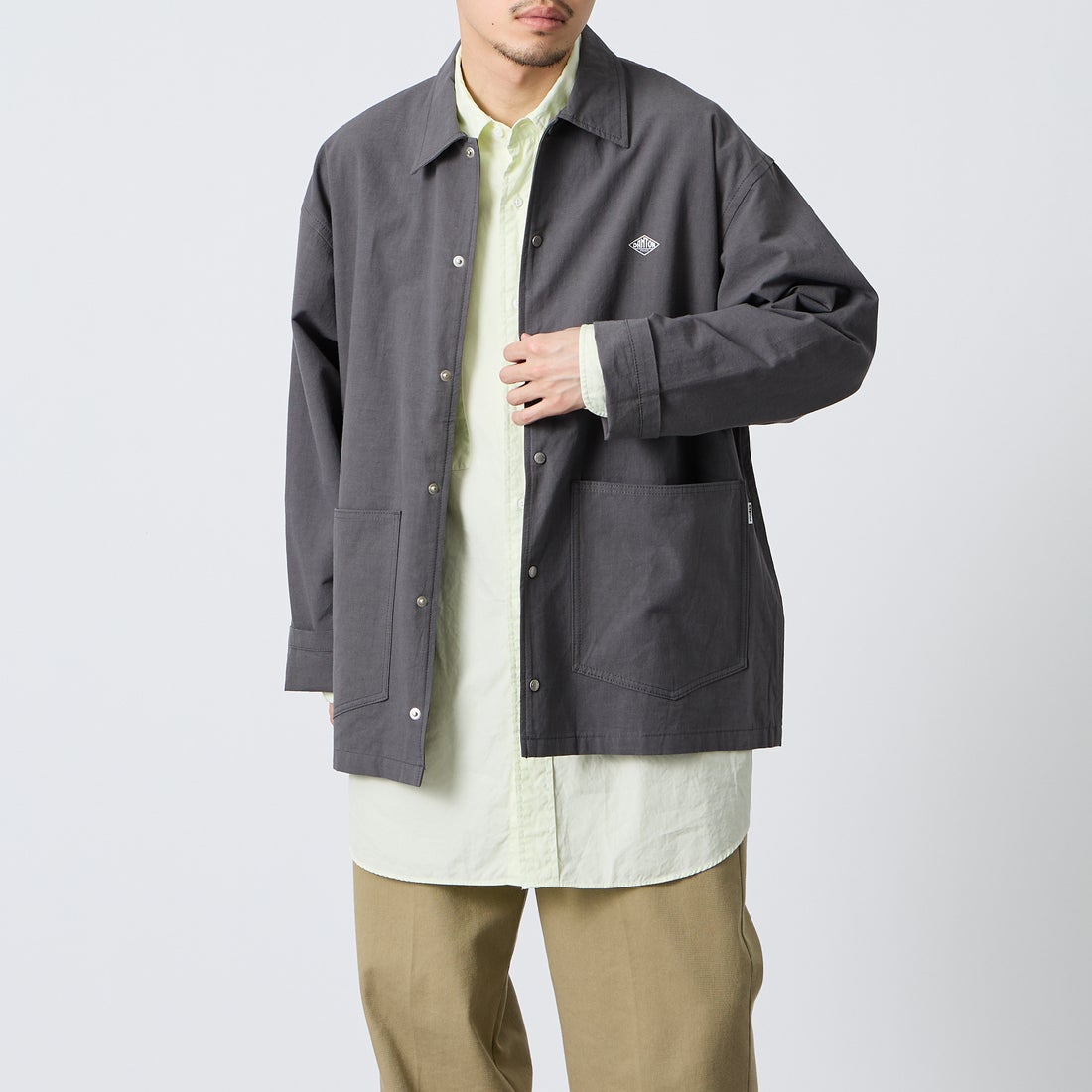 DANTON [ダントン] コットンリネンカバーオールシャツ [DT-B0240WCL