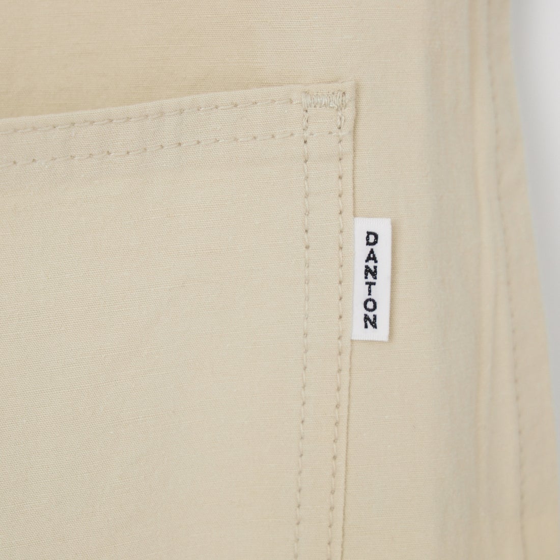 DANTON [ダントン] コットンリネンカバーオールシャツ [DT-B0240WCL] LT.BEIGE