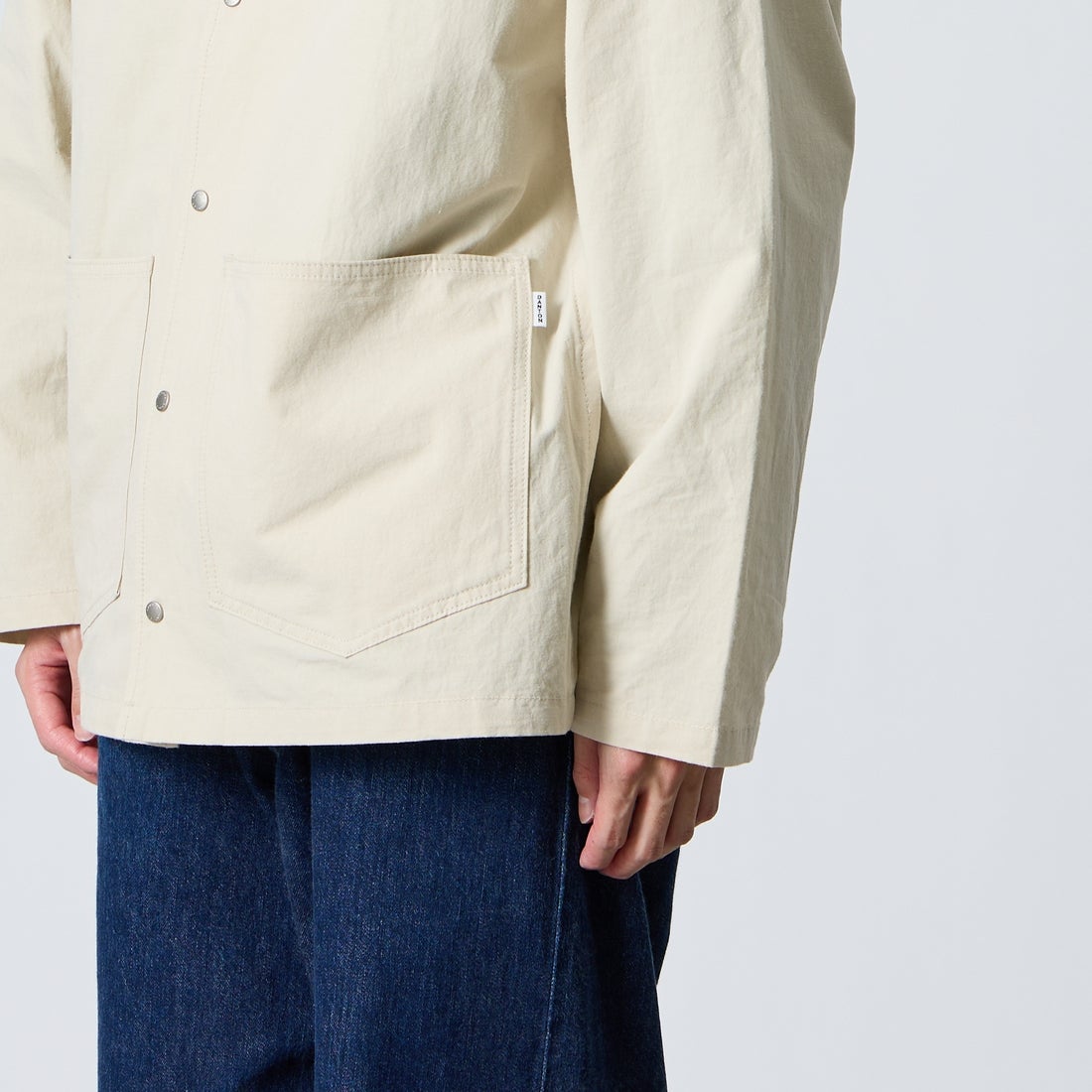 DANTON [ダントン] コットンリネンカバーオールシャツ [DT-B0240WCL] LT.BEIGE