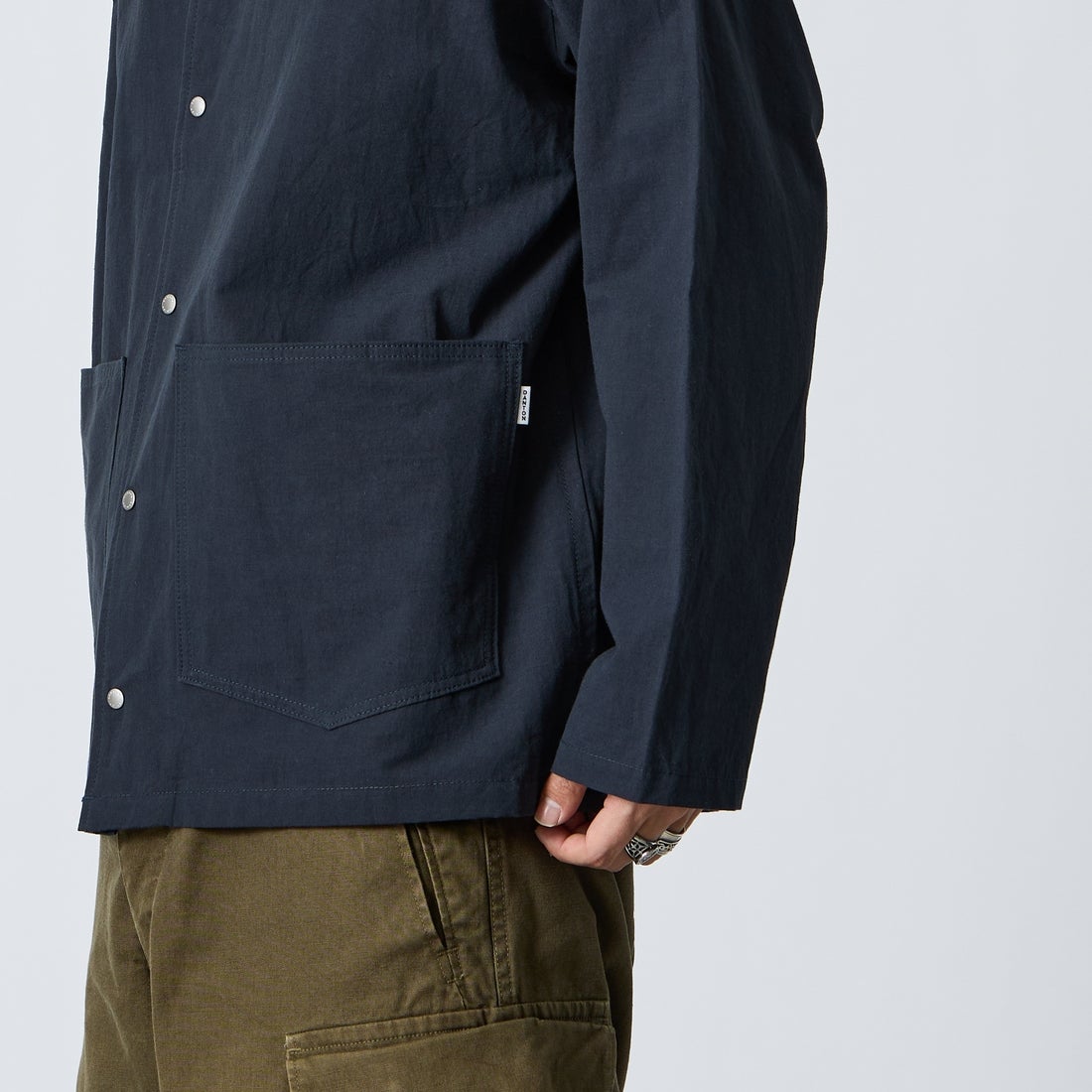 DANTON [ダントン] コットンリネンカバーオールシャツ [DT-B0240WCL] NAVY