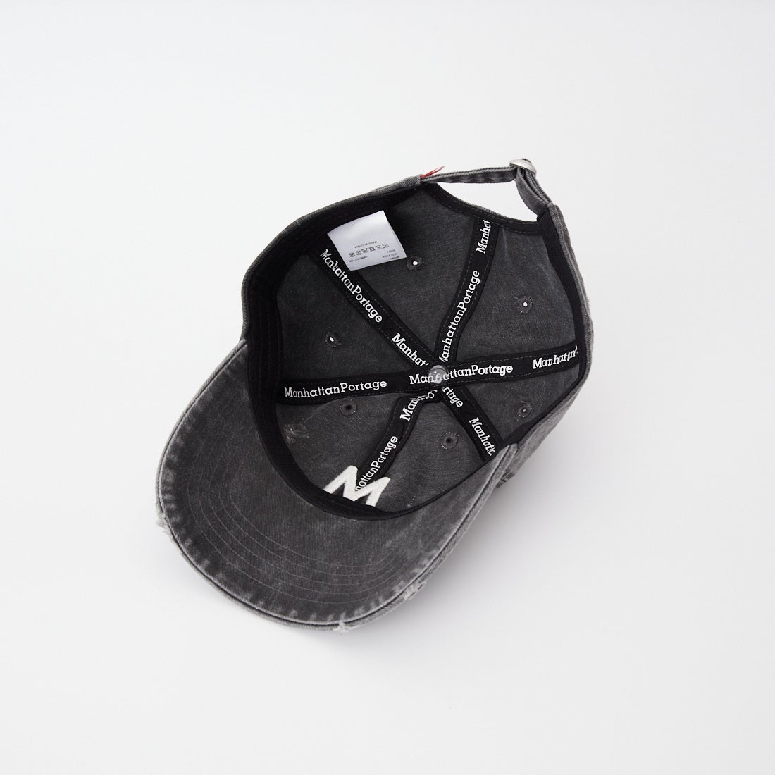 MANHATTAN PORTAGE [マンハッタンポーテージ] ダメージ6パネルキャップ [MP387-26S00] 011 BLACK
