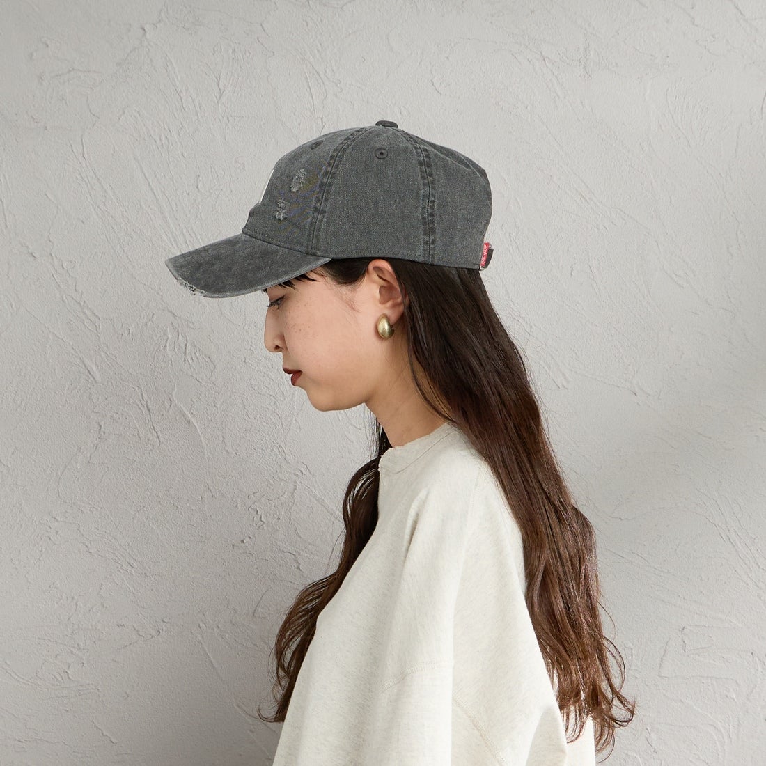 MANHATTAN PORTAGE [マンハッタンポーテージ] ダメージ6パネルキャップ [MP387-26S00] 011 BLACK