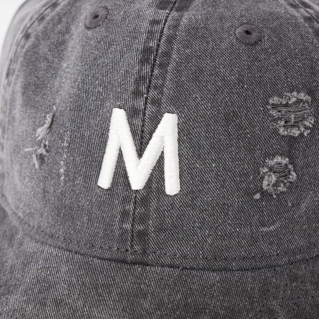 MANHATTAN PORTAGE [マンハッタンポーテージ] ダメージ6パネルキャップ [MP387-26S00] 011 BLACK