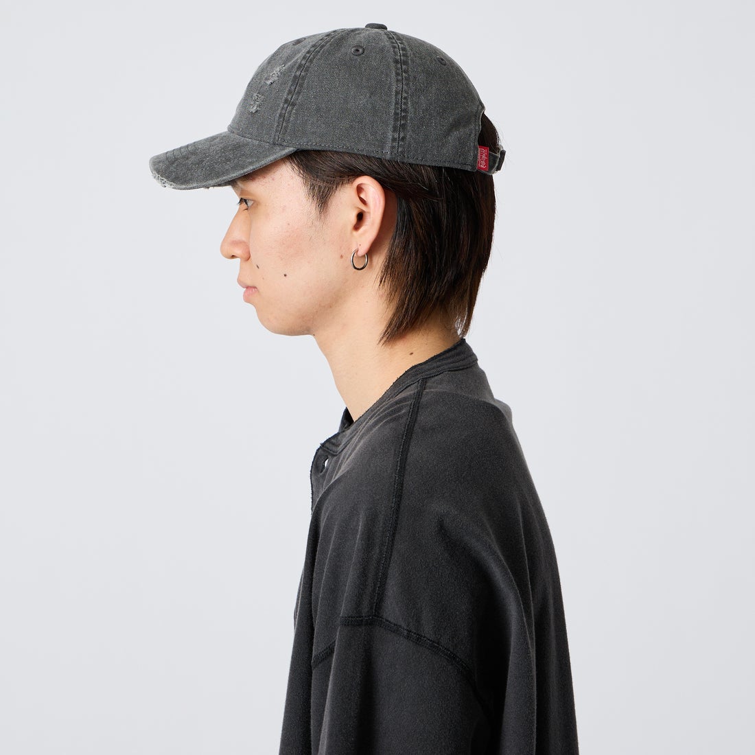 MANHATTAN PORTAGE [マンハッタンポーテージ] ダメージ6パネルキャップ [MP387-26S00] 011 BLACK