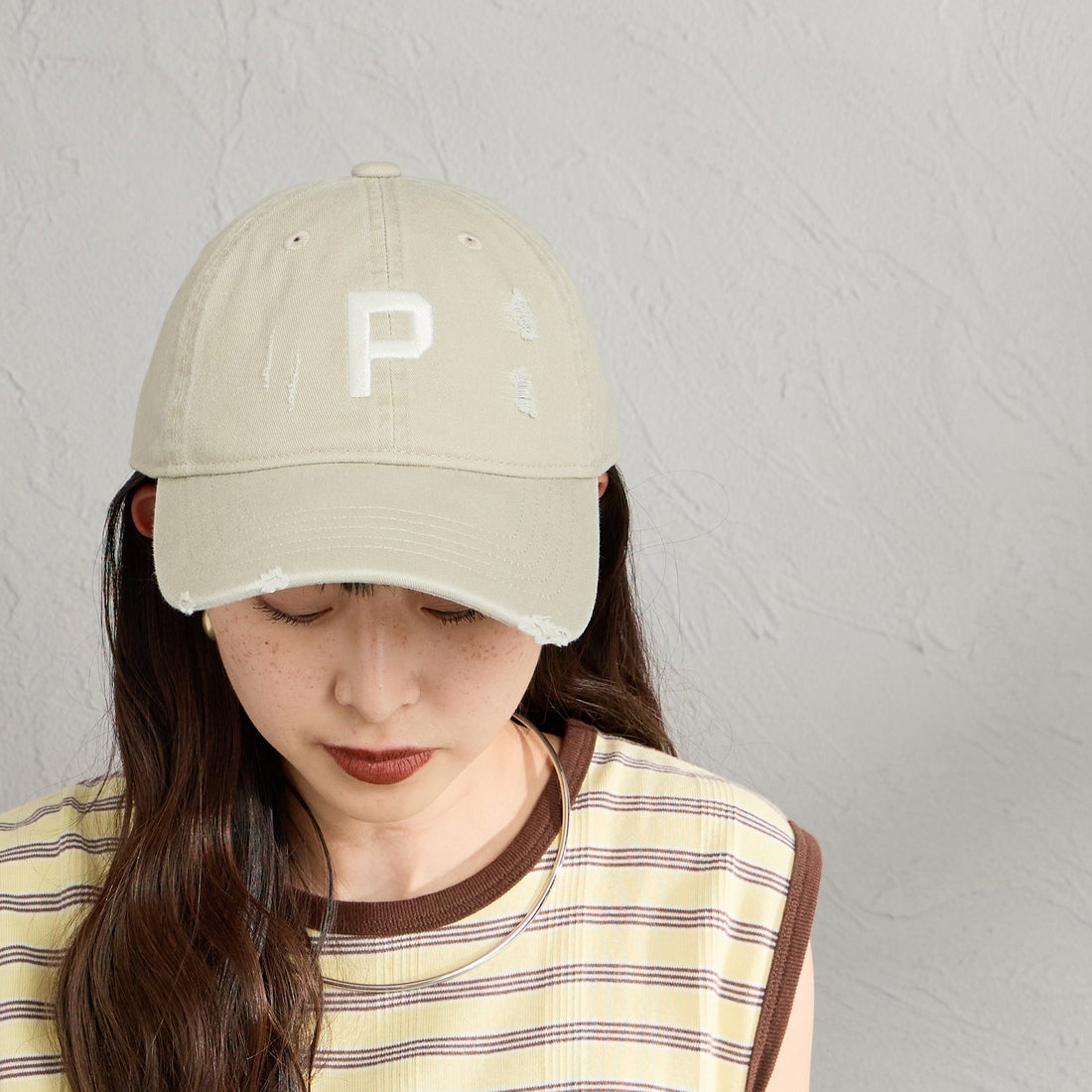 MANHATTAN PORTAGE [マンハッタンポーテージ] ダメージ6パネルキャップ [MP387-26S00] 006 BEIGE