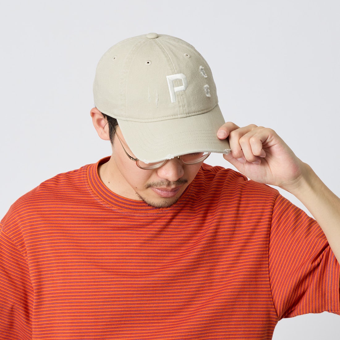 MANHATTAN PORTAGE [マンハッタンポーテージ] ダメージ6パネルキャップ [MP387-26S00] 006 BEIGE
