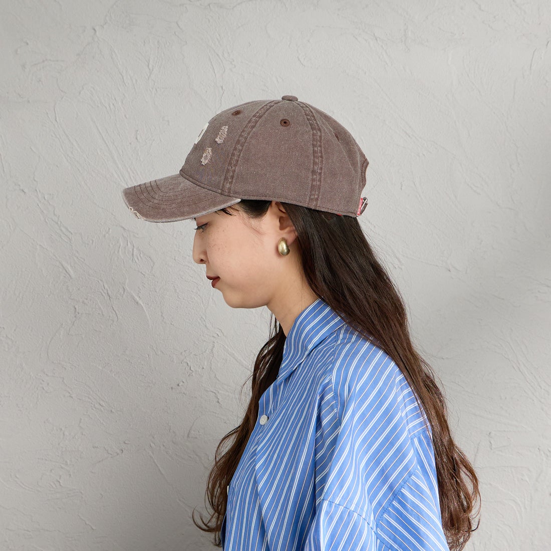 MANHATTAN PORTAGE [マンハッタンポーテージ] ダメージ6パネルキャップ [MP387-26S00] 061 BROWN