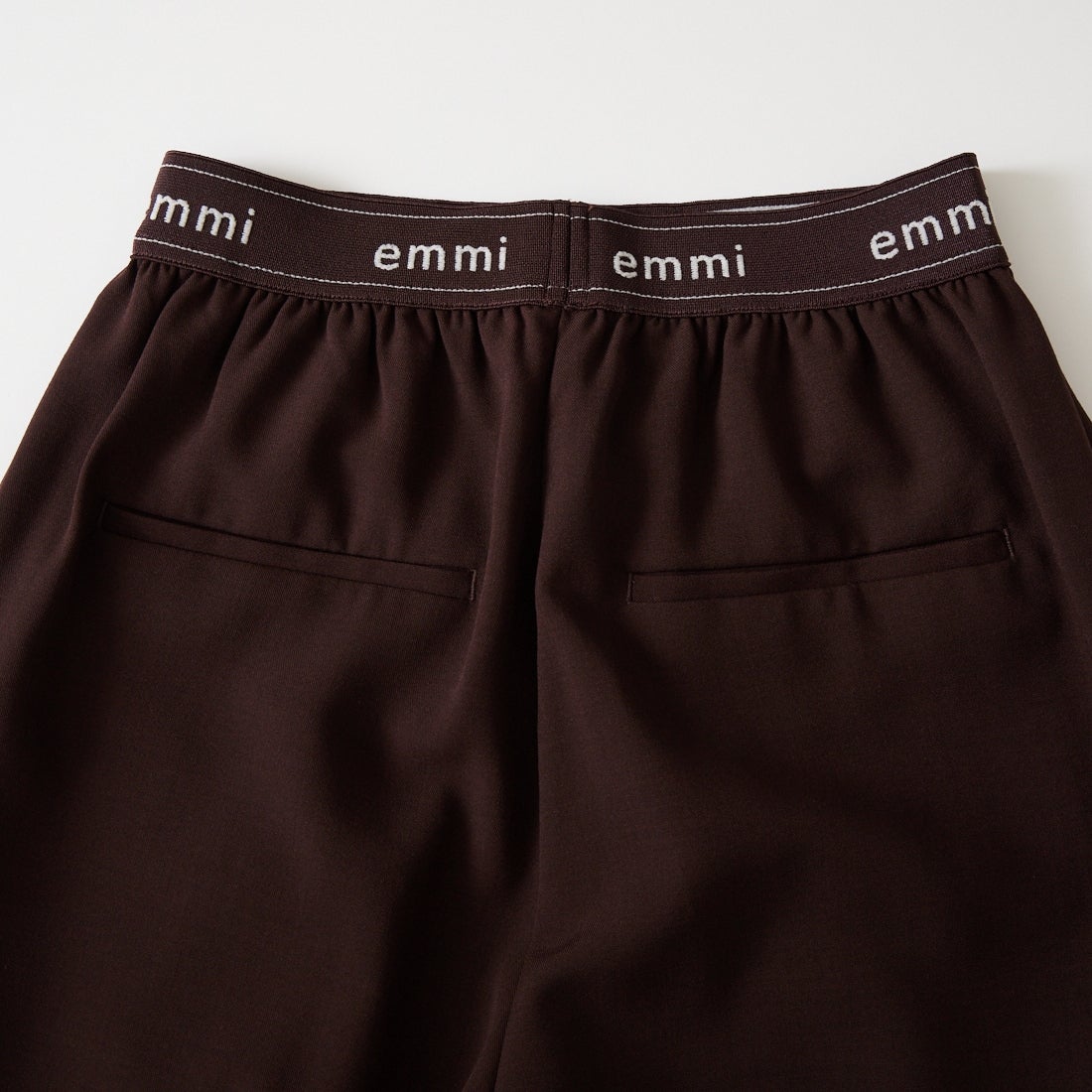 emmi [エミ] ゴムジャガードイージーパンツ [13WFP261076] BRW