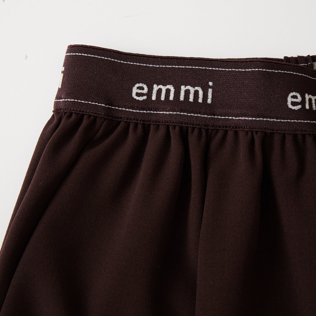 emmi [エミ] ゴムジャガードイージーパンツ [13WFP261076] BRW