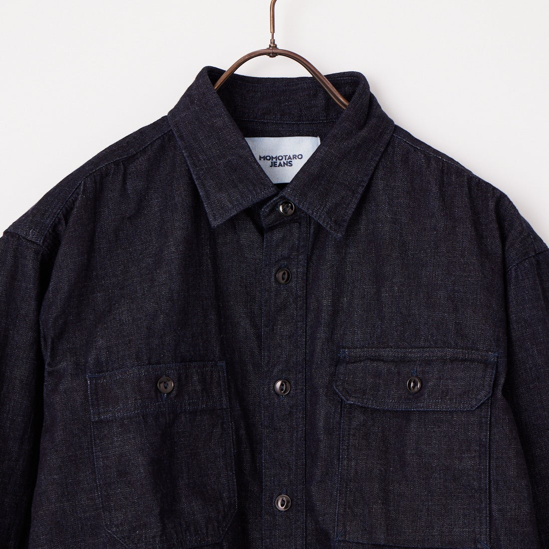 MOMOTARO JEANS [モモタロウ ジーンズ] トリプルステッチ ロングスリーブデニムシャツ [MMLS1000] ID