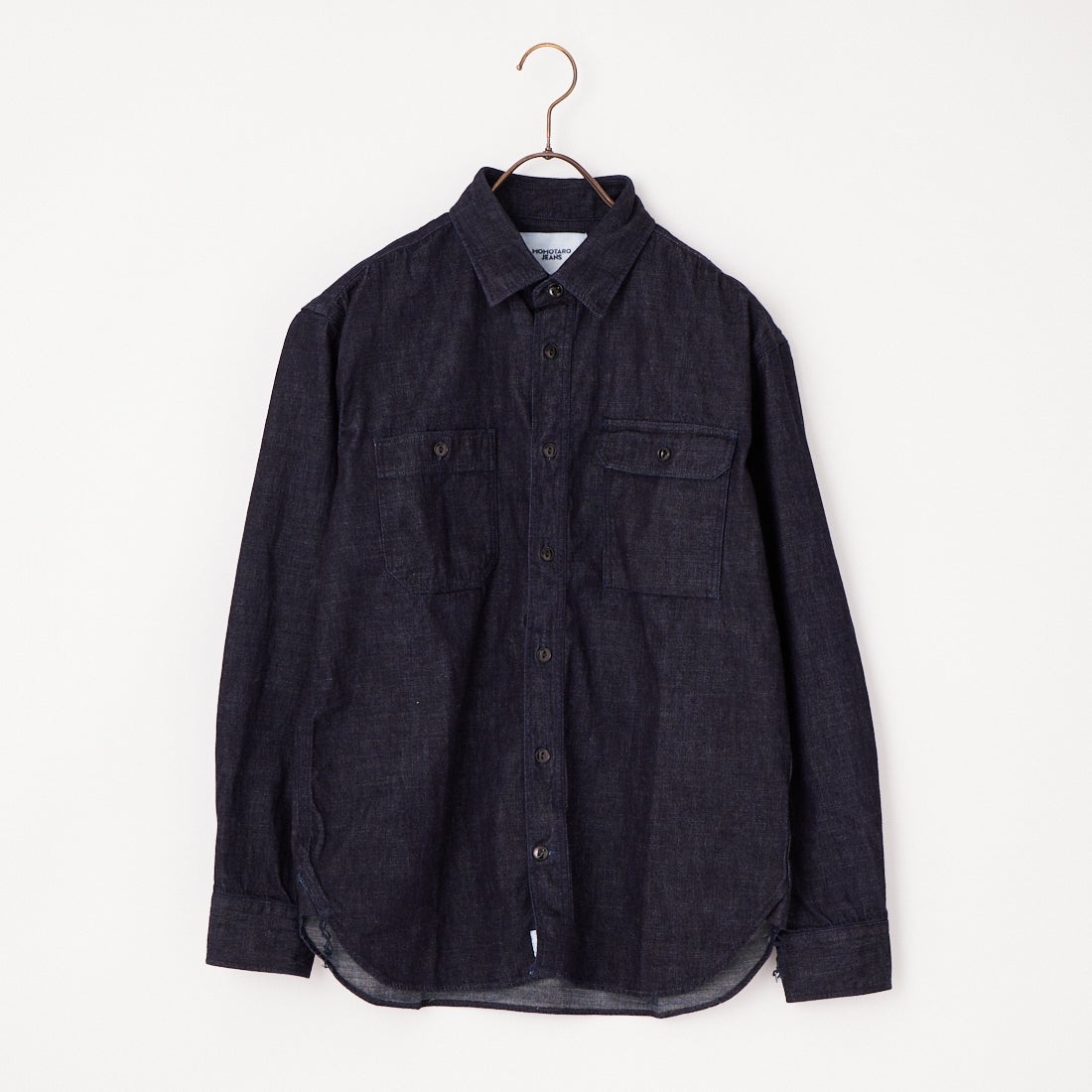 MOMOTARO JEANS [モモタロウ ジーンズ] トリプルステッチ ロングスリーブデニムシャツ [MMLS1000] ID