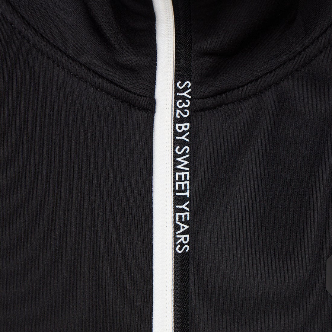 SY32 GOLF [エスワイサーティトゥ ゴルフ] ダブルニットエンボストラックジャケット [SYG-26S1-07] BLACK